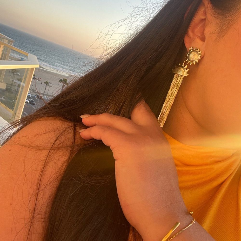 Sun earrings